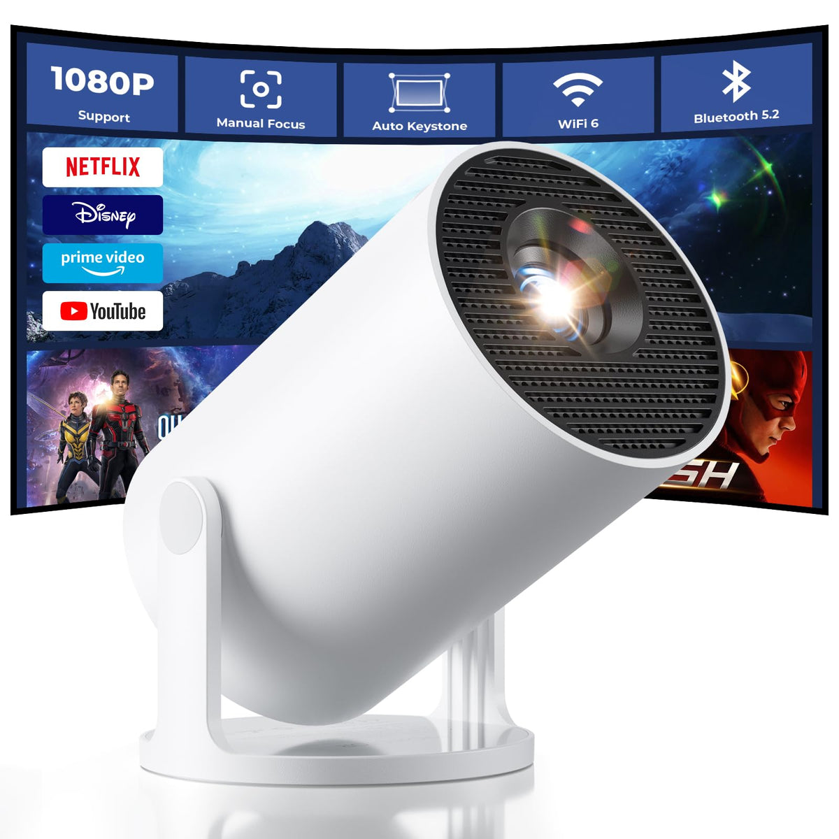 Portable Smart Projector – Compact & High-Quality Display