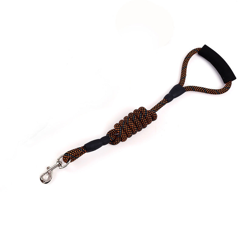 Golden Nylon Dog Traction Rope-4