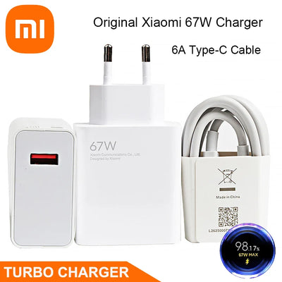 Xiaomi 67W EU Fast Charger with 6A Type-C Cable