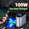 100W Fast Charge Car Charger USB & Type-C