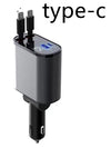 100W Fast Charge Car Charger USB & Type-C