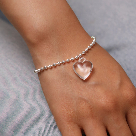 Heart Pendant Bracelet-1