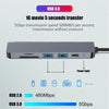 USB C Hub 4K HDMI PD 87W USB3.0 Adapter for MacBook