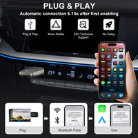Wireless CarPlay Android Auto Adapter for Nissan
