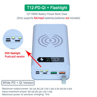 Quick Charge QC3.0 DIY 12x18650 Power Bank Case