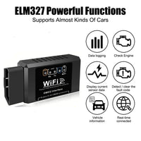 ELM327 V1.5 WiFi OBD2 Scanner for Android & iOS