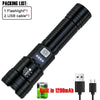 2000LM Tactical USB Rechargeable LED Flashlight