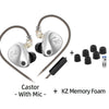 KZ Castor Wired Earbuds - Powerful Bass & HiFi Sound