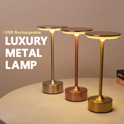 Wireless LED Touch Sensor Table Lamp USB Rechargeable