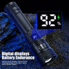 2000LM Tactical USB Rechargeable LED Flashlight