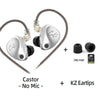 KZ Castor Wired Earbuds - Powerful Bass & HiFi Sound