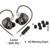 KZ Castor Wired Earbuds - Powerful Bass & HiFi Sound