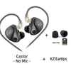 KZ Castor Wired Earbuds - Powerful Bass & HiFi Sound