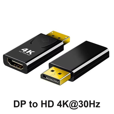 4K 30Hz DP to HDMI Converter Adapter with Audio