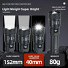 2000LM Tactical USB Rechargeable LED Flashlight