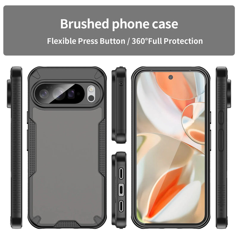 Shockproof Frosted Case for Google Pixel 10/9/8/6 Pro XL