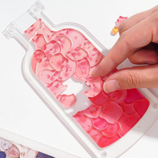 Transparent Acrylic Cat Shaped Jigsaw Puzzle-0
