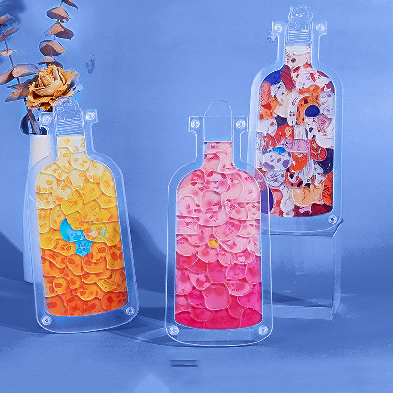 Transparent Acrylic Cat Shaped Jigsaw Puzzle-1